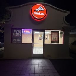 PizzaLoca MLK Jr storefront at 252 E Martin Luther King Jr Blvd