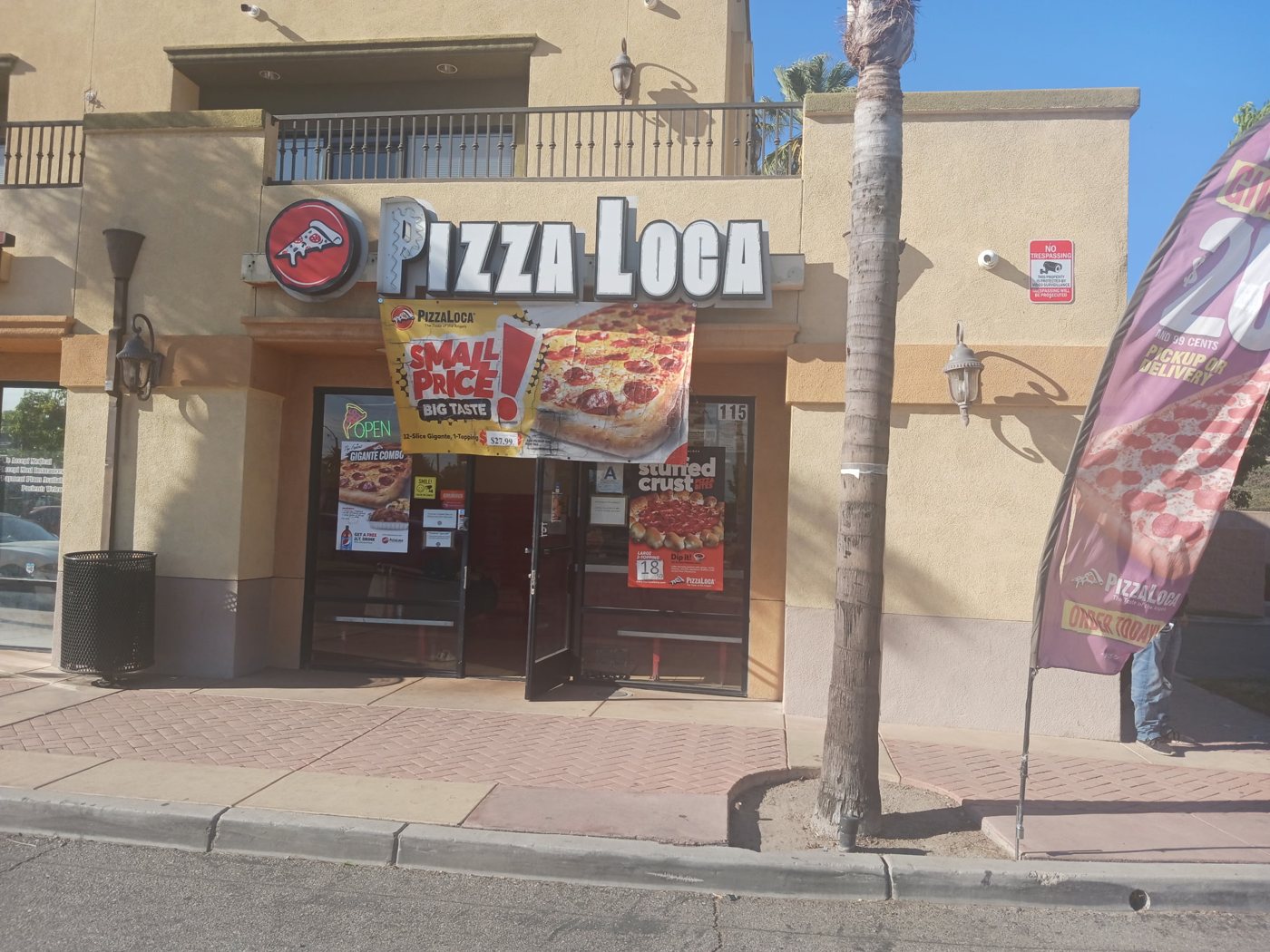 PizzaLoca San Bernardino storefront